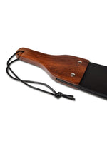 Load image into Gallery viewer, Prowler Red Leather and Wood Flapper Paddle - Black/Brown