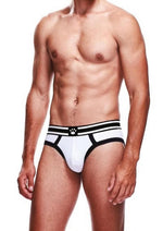 Load image into Gallery viewer, Prowler White/Black Brief - Black/White - Large