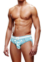 Load image into Gallery viewer, Prowler Winter Animals Brief - Blue/White - Medium