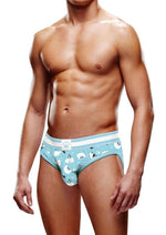 Load image into Gallery viewer, Prowler Winter Animals Open Brief - Blue/White - Large