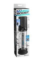 Load image into Gallery viewer, Pump Worx Max Boost Penis Pump - Black/Clear