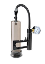 Load image into Gallery viewer, Pump Worx Pistol Grip Power Penis Pump - Black/Clear/Smoke