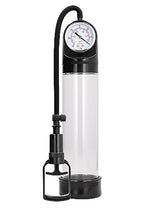 Load image into Gallery viewer, Pumped By Shots Comfort Penis Pump with Advanced Psi Gauge - Clear