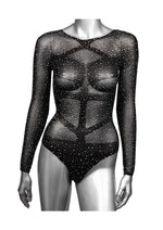 Load image into Gallery viewer, Radiance Long Sleeve Body Suit - Black - Plus Size/Queen