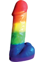 Load image into Gallery viewer, Rainbow Pecker Party Candle - Multicolor - 7.5 Inch