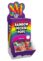 Load image into Gallery viewer, Rainbow Pecker Pops - 72 Per Bowl/Display