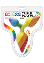 Load image into Gallery viewer, Rainbow Triple Play Plug - Multicolor