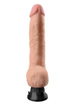 Load image into Gallery viewer, Real Feel Deluxe No. 9 Wallbanger Vibrating Dildo with Balls