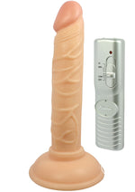Load image into Gallery viewer, Real Skin All American Mini Whoppers Vibrating Dildo - Vanilla - 5in
