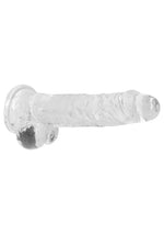 Load image into Gallery viewer, Realrock Crystal Clear Dildo with Balls