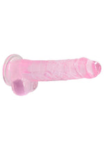 Load image into Gallery viewer, Realrock Crystal Clear Dildo with Balls
