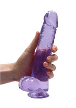 Load image into Gallery viewer, Realrock Crystal Clear Dildo with Balls