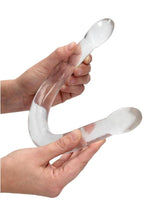 Load image into Gallery viewer, Realrock Crystal Clear Non Realistic Double Dildo