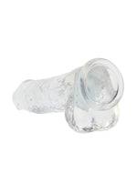 Load image into Gallery viewer, Realrock Crystal Clear Realistic Dildo with Balls