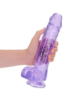 Load image into Gallery viewer, Realrock Crystal Clear Realistic Dildo with Balls