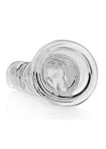 Load image into Gallery viewer, Realrock Crystal Clear Straight No Balls Dildo