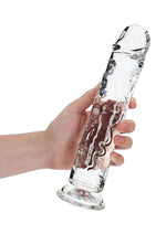 Load image into Gallery viewer, Realrock Crystal Clear Straight No Balls Dildo