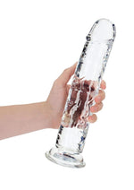 Load image into Gallery viewer, Realrock Crystal Clear Straight No Balls Dildo