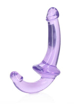 Load image into Gallery viewer, Realrock Crystal Clear Strapless Strap-On 6 - Clear/Purple