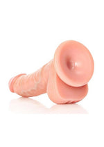 Load image into Gallery viewer, Realrock Curved Realistic Dildo with Balls and Suction Cup