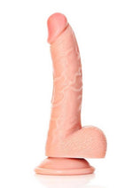 Load image into Gallery viewer, Realrock Curved Realistic Dildo with Balls and Suction Cup