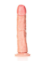 Load image into Gallery viewer, Realrock Curved Realistic Dildo with Suction Cup - Vanilla - 10in