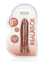 Load image into Gallery viewer, Realrock Skin Penis Extender - Caramel - 6in