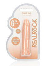 Load image into Gallery viewer, Realrock Skin Penis Extender - Vanilla - 6in