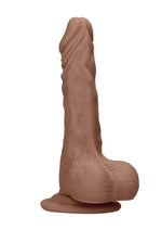Load image into Gallery viewer, Realrock Skin Realistic Dildo with Balls - Caramel - 8in