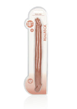 Load image into Gallery viewer, Realrock Skin Realistic Double Dildo - Caramel - 18in