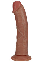 Load image into Gallery viewer, Realrock Vibrating and Rotating Cock Regular Curved - Caramel - 8in