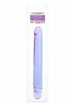 Load image into Gallery viewer, Reflective Gel Smooth Double Dildo - Purple - 12in