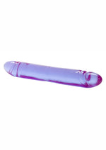 Load image into Gallery viewer, Reflective Gel Smooth Double Dildo - Purple - 12in