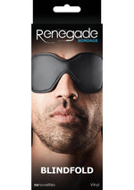 Load image into Gallery viewer, Renegade Bondage Vinyl Blindfold - Black