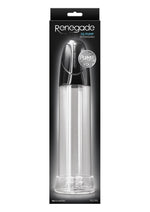 Load image into Gallery viewer, Renegade Iq Rechargeable Penis Pump - Black/Clear