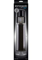 Load image into Gallery viewer, Renegade Powerhouse Rechargeable Penis Pump - Black/Clear