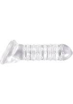 Load image into Gallery viewer, Renegade Ribbed Sleeve Penis Extender - Clear