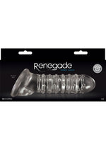 Load image into Gallery viewer, Renegade Ribbed Sleeve Penis Extender - Clear