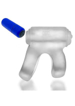 Load image into Gallery viewer, Revhammer Reverb Shaft Vibrating Cock Ring - Clear/Clear Ice