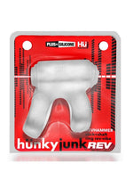 Load image into Gallery viewer, Revhammer Reverb Shaft Vibrating Cock Ring - Clear/Clear Ice