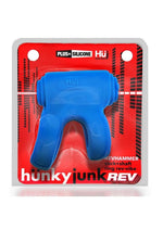 Load image into Gallery viewer, Revhammer Reverb Shaft Vibrating Cock Ring - Teal/Teal Ice