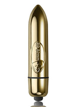 Load image into Gallery viewer, RO 80 Mm Single Speed Bullet Vibrator - Champagne Gold/Silver
