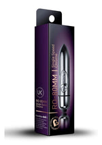 Load image into Gallery viewer, RO 80mm Single Speed Bullet Vibrator - Chrome - Silver