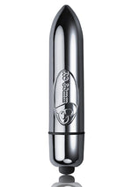 Load image into Gallery viewer, RO 80mm Single Speed Bullet Vibrator - Chrome - Silver