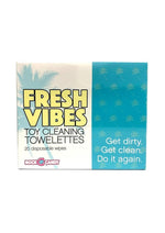 Load image into Gallery viewer, Rock Candy Fresh Vibes Toy Cleaning Wipes - 20 Per Box
