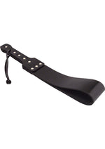 Load image into Gallery viewer, Rouge Folded Leather Paddle with Rivets - Black