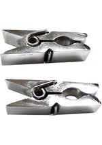 Load image into Gallery viewer, Rouge Metal Nipple Clamps - Metal/Silver