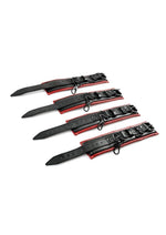 Load image into Gallery viewer, Saffron Spreader Bar and Cuff - Black/Red - Set