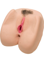 Load image into Gallery viewer, Sasha Grey Ultraskyn Deep Penetration Vibrating Masturbator with Bullet - Pussy and Butt - Flesh/Vanilla