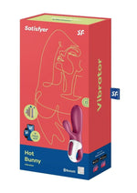 Load image into Gallery viewer, Satisfyer Hot Bunny Warming Rabbit Vibrator - Magenta/Pink